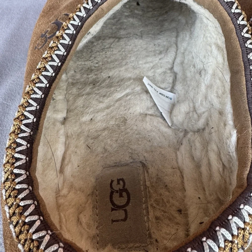 Size 13 - Uggs Tasman Men's‎ Chestnut Authentic Slip On Shoe Boots 5950